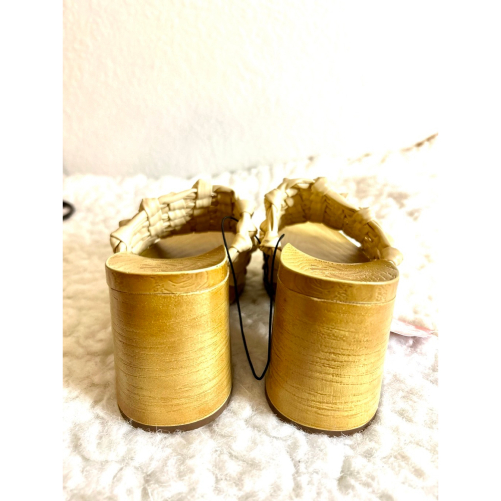 NWT Sam & Libby Women's Carina Knotted Wooden Mule Sandal Size 8 - Picture 7 of 8